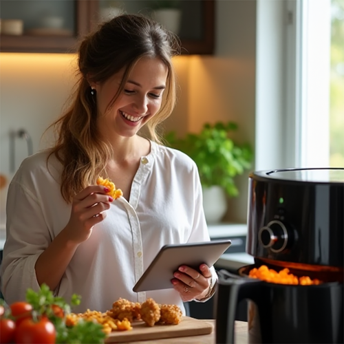 100 Ricette Leggere per Friggitrice ad Aria – Ebook di Cucina Sana e Gustosa